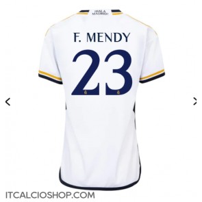 Real Madrid Ferland Mendy #23 Prima Maglia Femmina 2023-24 Manica Corta